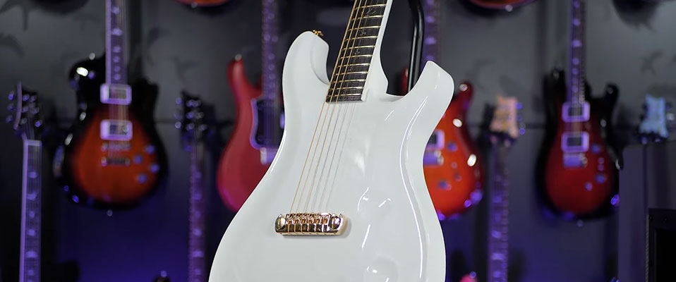 Niesamowita, biała gitara od PRS