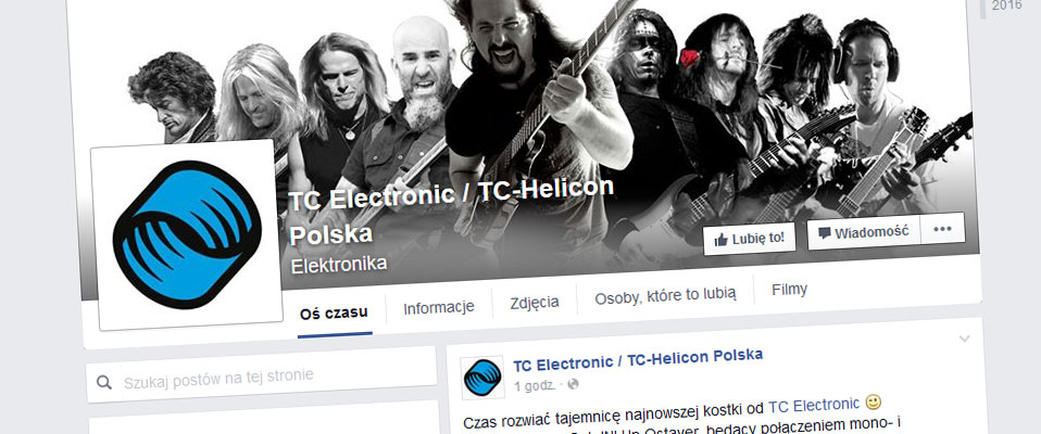 TC Electronic, TC-Helicon & Tannoy - Ruszył nowy profil na Facebooku