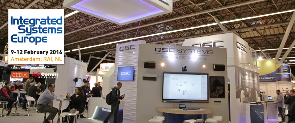 ISE2016: Nowości w serii Q-SYS, TSC-7, SPA i Acoustic Design od QSC