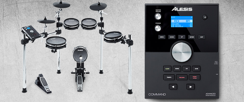 Nowy elektroniczny zestaw firmy Alesis - COMMAND MESH KIT