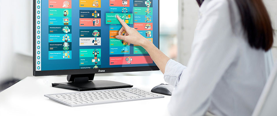 Nowoczesny monitor dotykowy od Iiyama