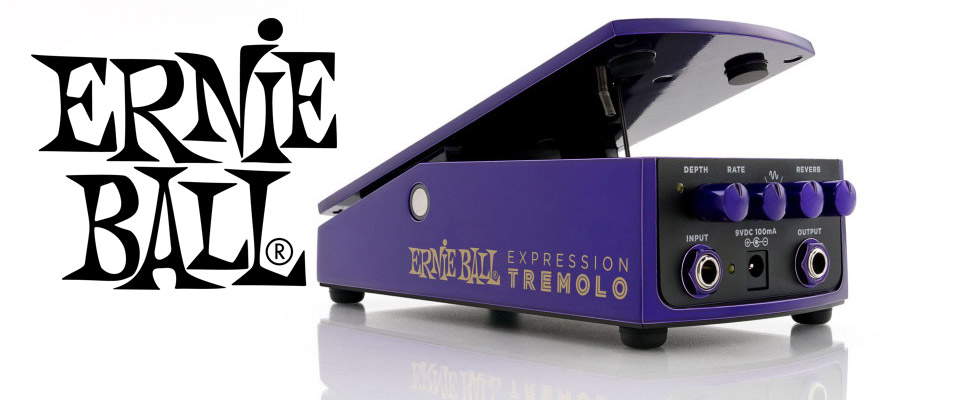 Expression Tremolo - Miniaturowy pedał ekspresji od Ernie Ball