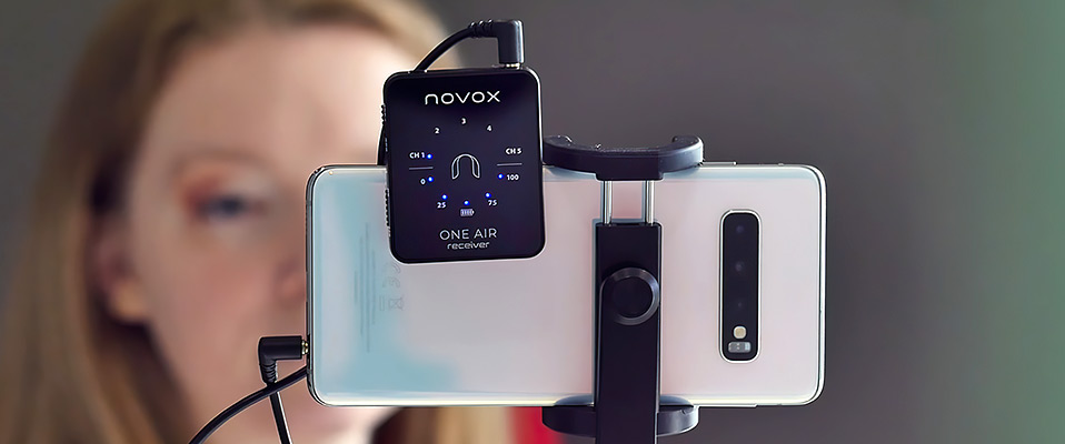 ONE AIR - Bezprzewodowy system do nagrywania dźwięku od Novox