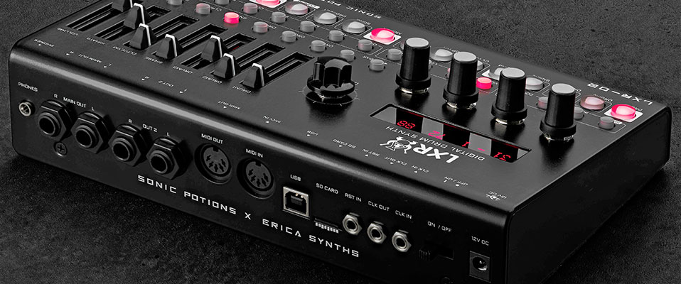Nowy syntezator perkusyjny - Sonic Potions x Erica Synths LXR-02