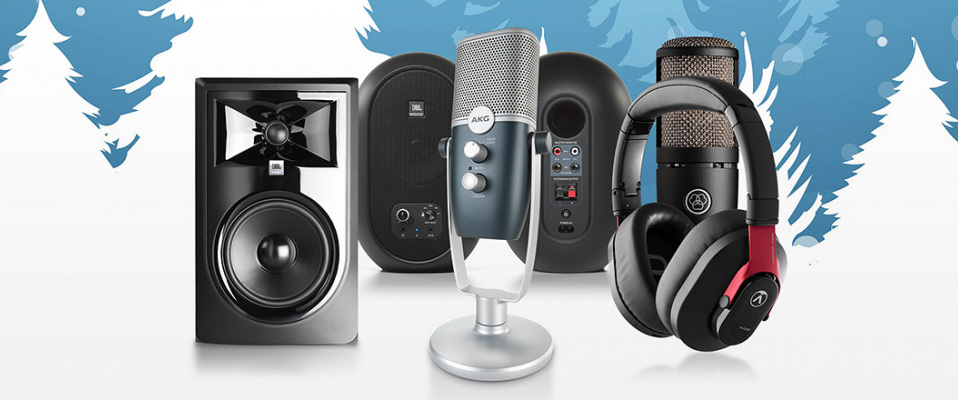 Świąteczne promocje na sprzęt studyjny: AKG, JBL, Austrian Audio