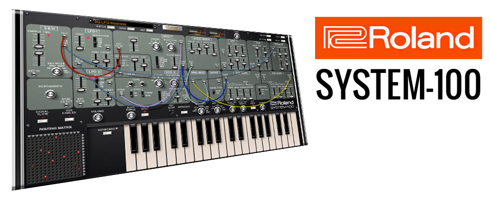 Semi-modularny syntezator Roland SYSTEM-100 jako wtyczka VST, AU oraz PLUG-OUT