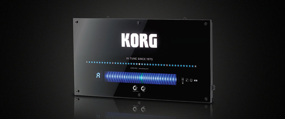 Korg prezentuje naścienny tuner dla sklepów