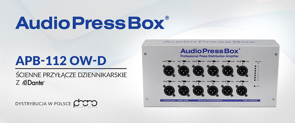 ISE'19: Przyłącze ścienne z Dante od AudioPressBox