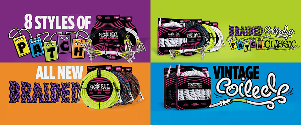 Nowe kable Ernie Ball już w dostępne!