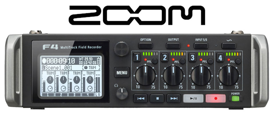 Zoom prezentuje F4 - przenośny wielościeżkowy rejestrator audio