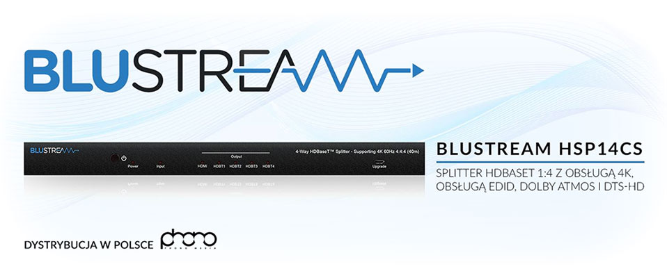 HSP14CS - Nowy splitter HDBaseT od Blustream