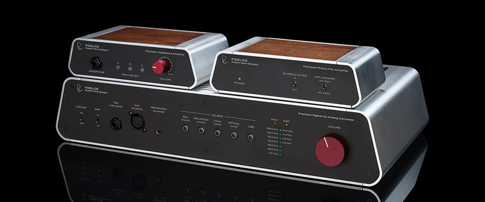 Rupert Neve Designs prezentuje nową serię urządzeń Fidelice