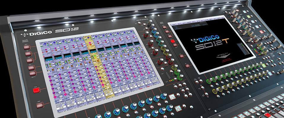 DiGiCo SD12 z nowym oprogramowaniem specjalnie dla teatrów