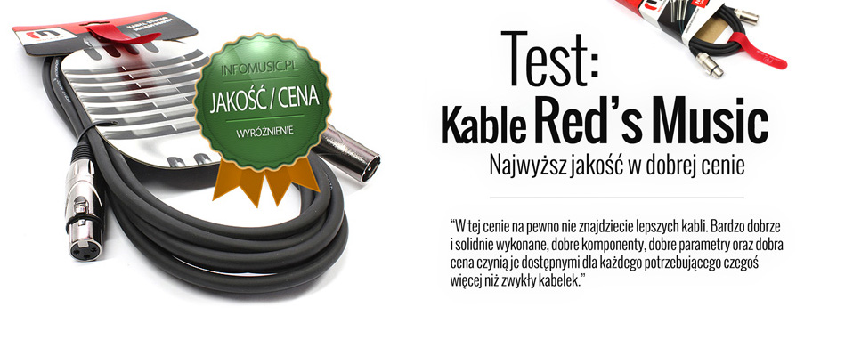 Test polskich kabli Red's Music