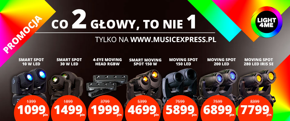 Co dwie głowy, to nie jedna! - Promocja na ruchome głowice Light4Me