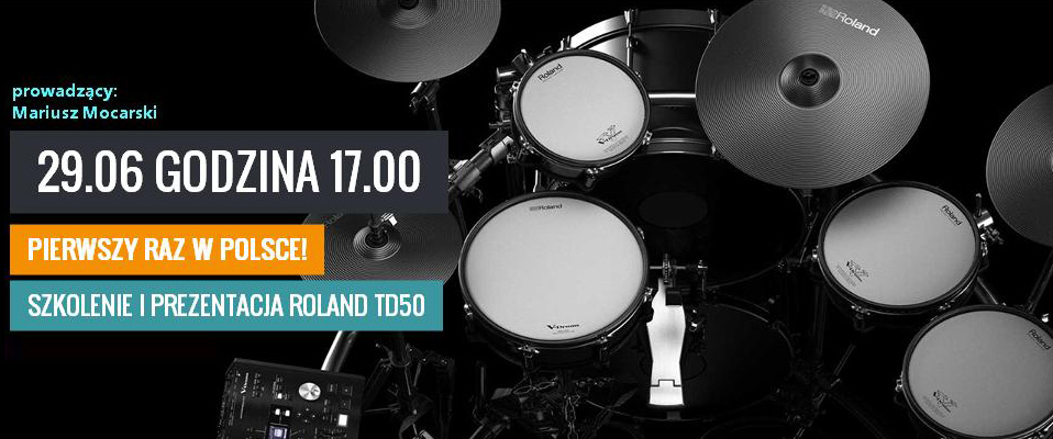 Ruszają szkolenia z obsługi modułu Roland TD50