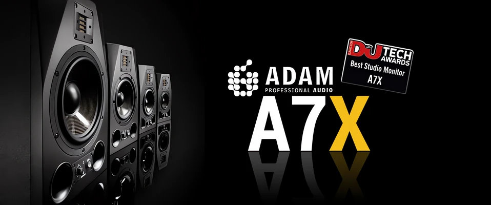Monitory ADAM Audio A7X zdobywają nagrodę magazynu DJ Mag