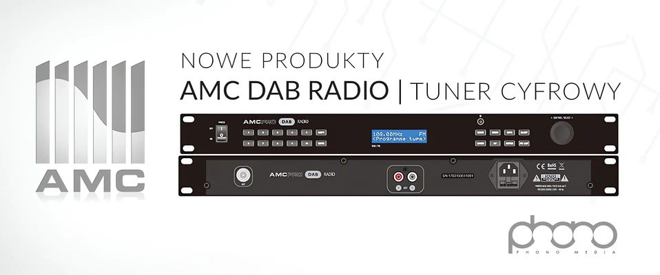 AMC DAB RADIO - cyfrowy  odtwarzacz z DAB i tunerem FM