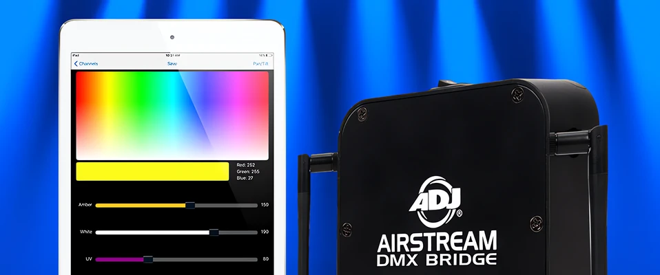 ADJ Airstream DMX Bridge - Steruj oświetleniem z poziomu urządzęń iOS