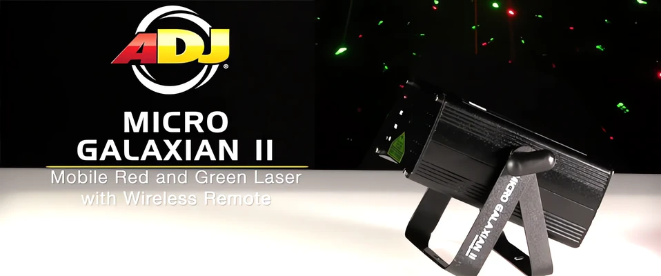 Micro Galaxian II najnowszy mini laser od ADJ