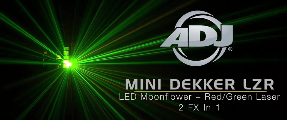ADJ Mini Dekker LZR - tradycyjny moonflower z LED