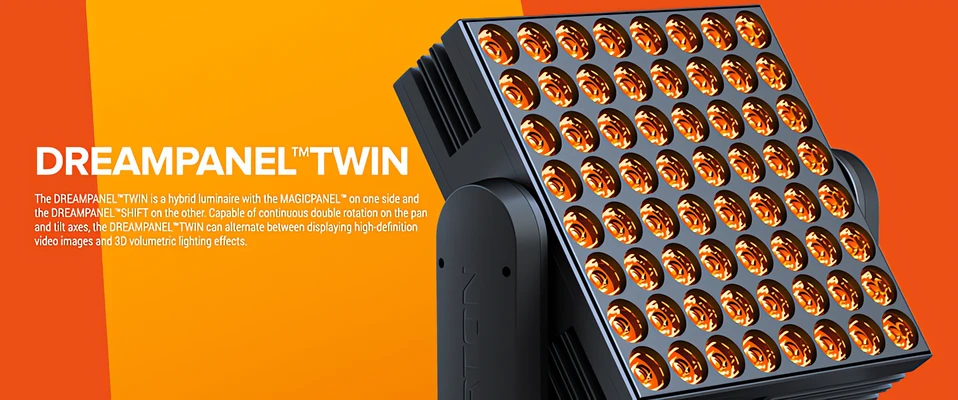 DreamPanel SHIFT & TWIN - Ayrton prezentuje nową serię paneli LED