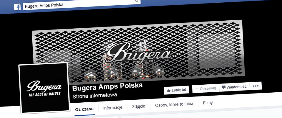 Bugera Polska - Nowy fanpage na Facebooku