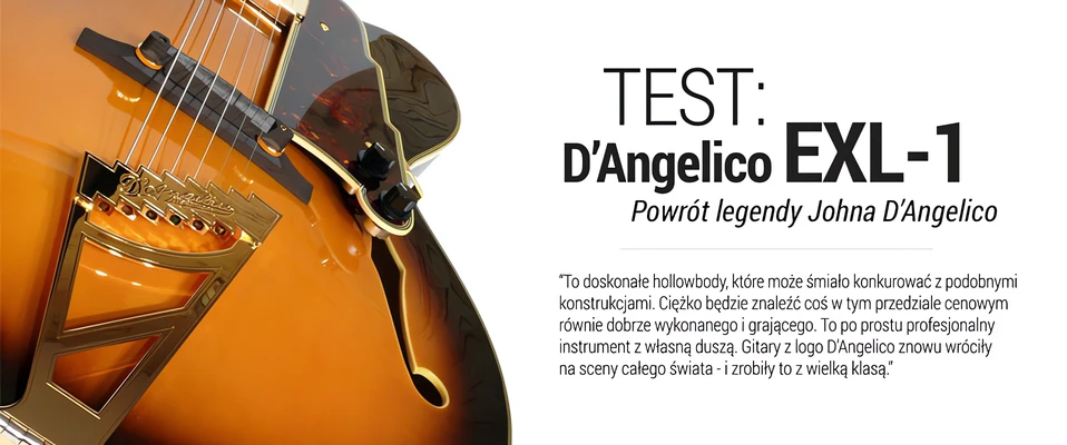 Test gitary elektrycznej D'Angelico EXL-1 w Infomusic.pl