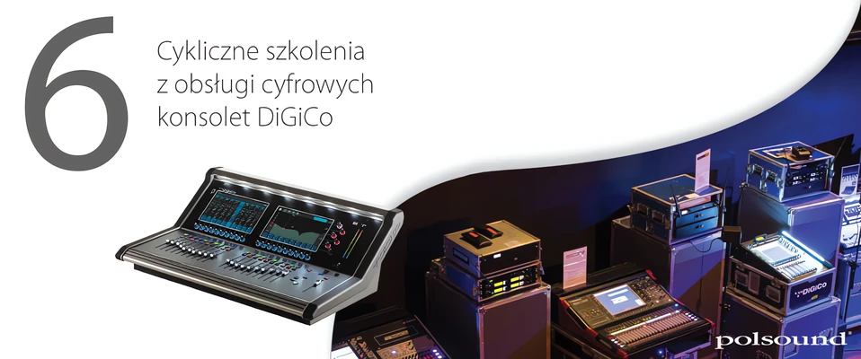 Szkolenie z obsługi konsolet DiGiCo już 17 maja w Łomiankach