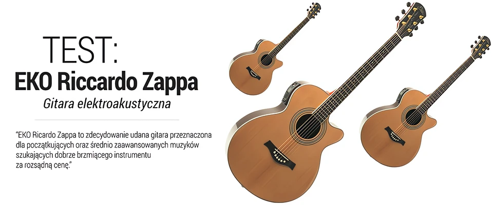 Test gitary elektroakustycznej EKO Riccardo Zappa w Infomusic.pl