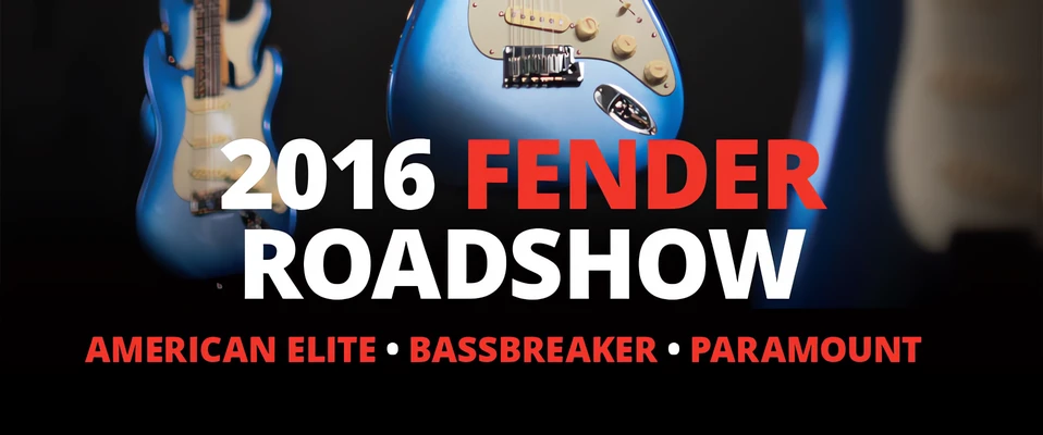 Trwa Fender Roadshow 2016 - Sprawdź najnowsze gitary i wzmacniacze!
