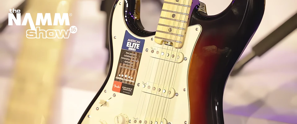 Fender American Elite - Nowa seria gitar pokazana na NAMM Show 2016