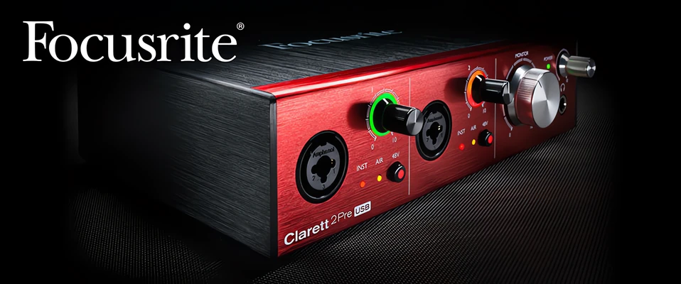 NAMM'18: Focusrite Clarett 2Pre USB - Nowy interfejs 10/4 na złącze USB Type-C