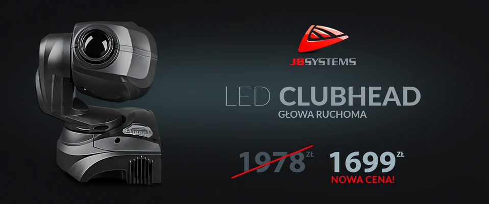 JB Systems LED CLUBHEAD - profesjonalna głowica dla DJ'ów