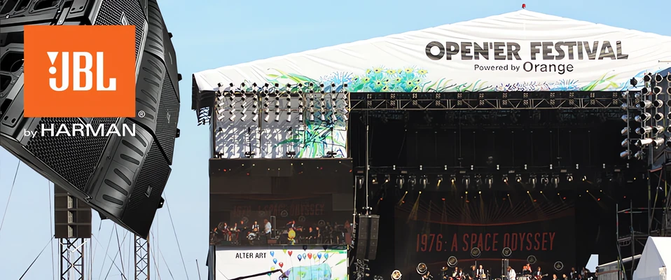 Potężny JBL VTX nagłośnił Open'er Festival 2016