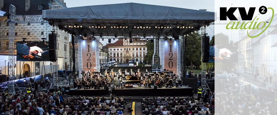 KV2 nagłośniło koncert Czech Philharmonic Open Air w Prague