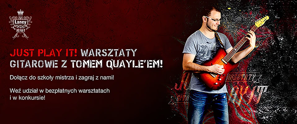 Brytyjski gitarzysta Tom Quayle w Polsce na warsztatach Just Play It!