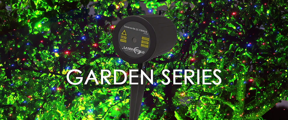Laserworld Garden Series - Lasery do aplikacji na zewnątrz budynków