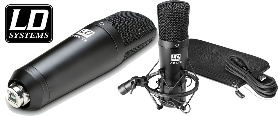 LD Systems D1014CUSB - mikrofon pojemnościowy pod USB