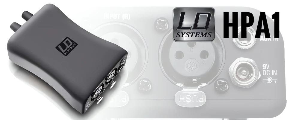LD Systems HPA 1 - wzmacniacz słuchawkowy dla studia i na scenę.