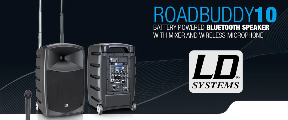 LD Systems Roadbuddy 10 HS B6 -  system z mikserem i Bluetooth