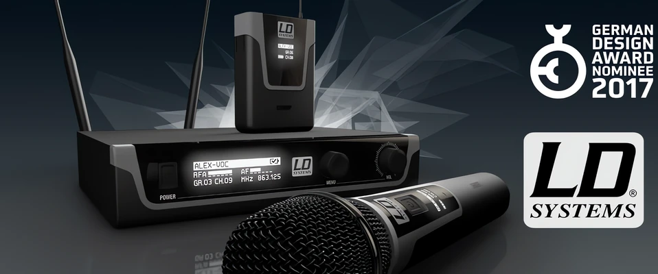LD Systems prezentuje bezprzewodowy mikrofon radiowy U500