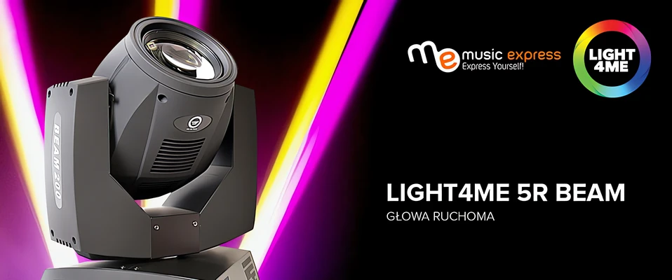 Light4Me 5R Beam - Nowa głowica z żarówką wyładowczą 5R 200W