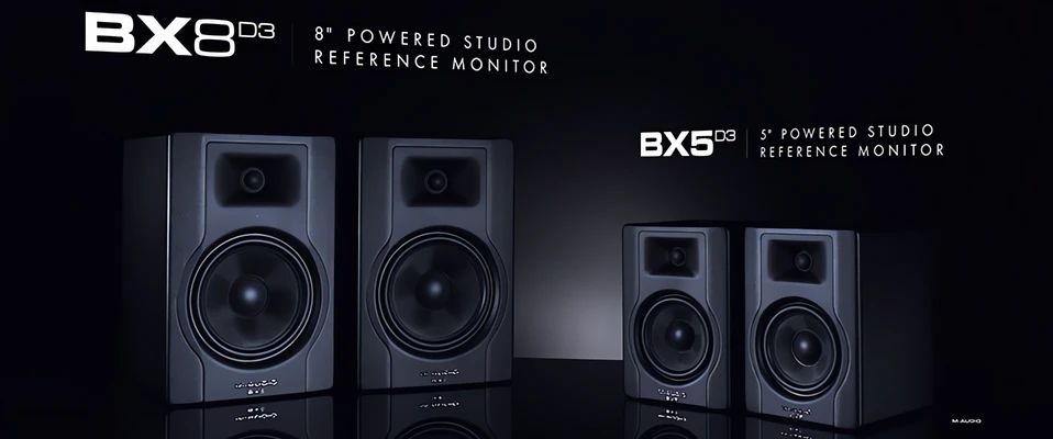 Referencyjne brzmienie monitorów M-Audio BX-D3