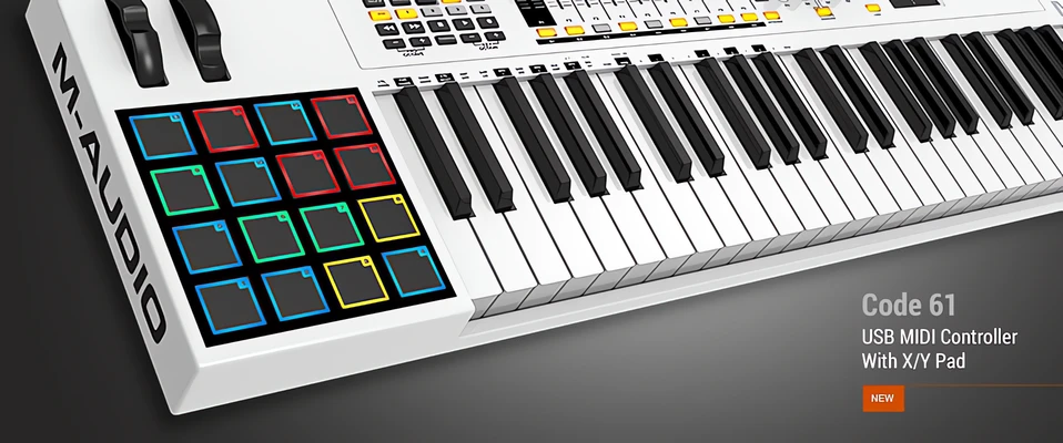 Nowa seria klawiatur sterujących M-Audio Code już w sprzedaży