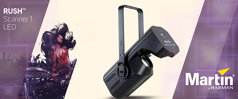 RUSH Scanner 1 LED - Nowy skaner od Martin Professional