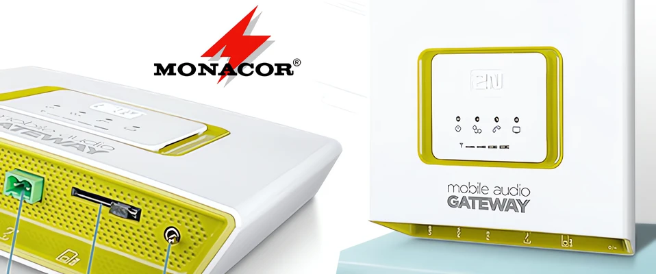 Monacor Audio Gateway: nadawaj komunikaty z dowolnego miejsca na świecie!