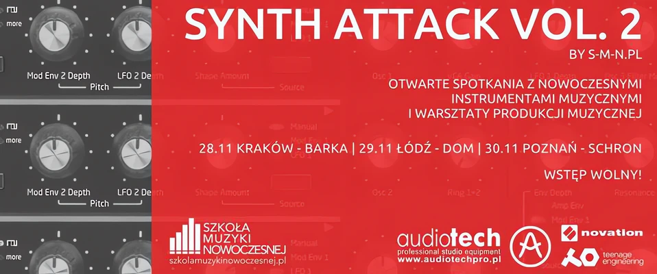 Synth Attack 2 w Krakowie, Łodzi i Poznaniu