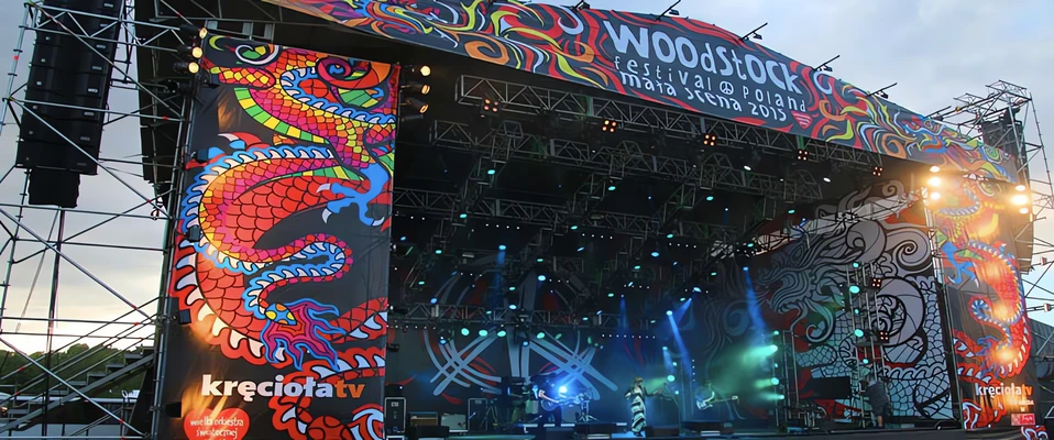 Nagłośnienie Outline na tegorocznym Woodstocku