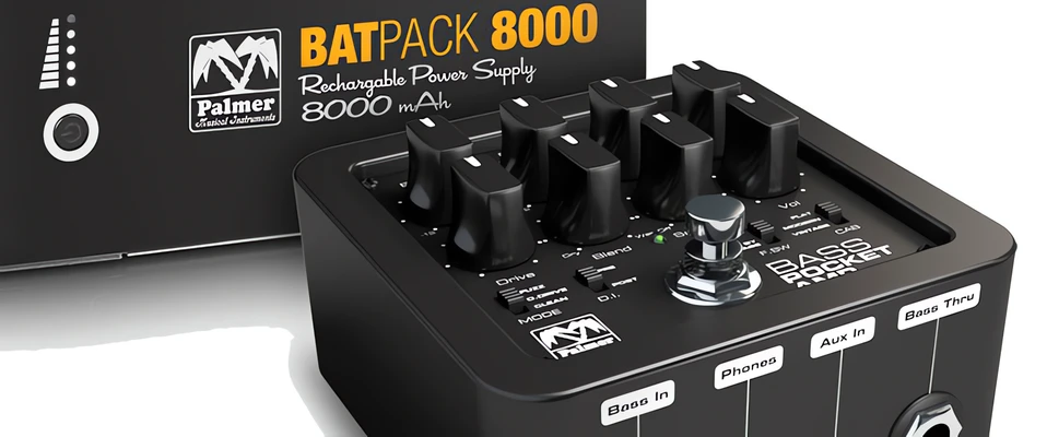 Palmer wprowadza dwa nowe produkty - Batpack i Bass Pocket Amp